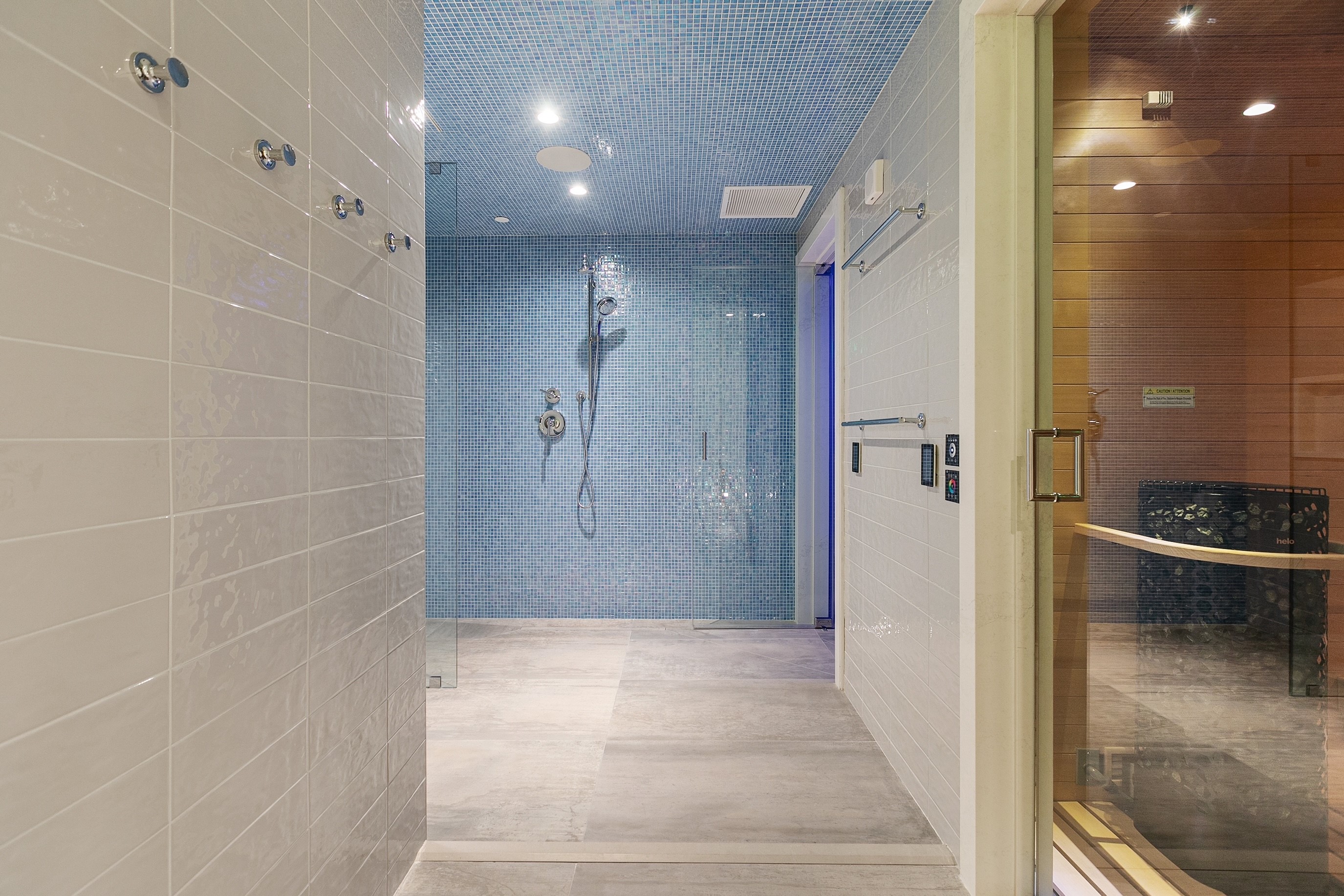 825 S. Hill private sauna and steam room
